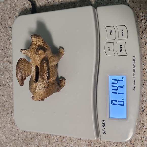 Cast Iron, Piggy Bank Weight, Brown, Bronze, Paper weight. - Picture 11 of 13